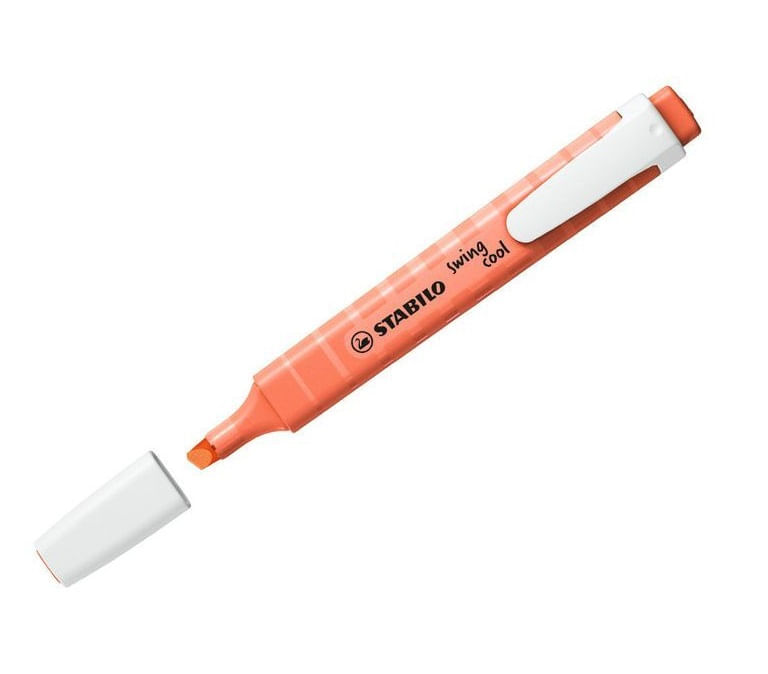 MARCA TEXTO LARANJA PASTEL SWING COOL - STABILO