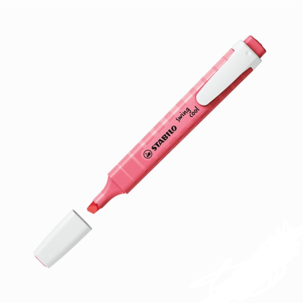 Marca Texto Stabilo Cereja Pastel
