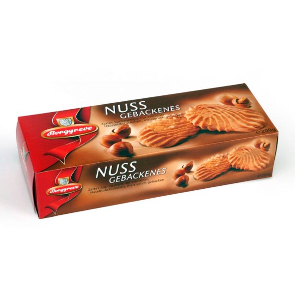 Encontraproduto.com.br - Biscoito Amanteigado com Avelãs Moídas Borggreve 200g