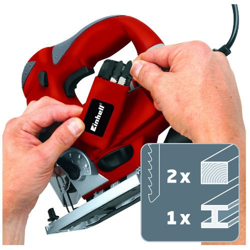 Encontraproduto.com.br - Serra Tico-Tico Einhell RT-JS 85 750W 110V Vermelho