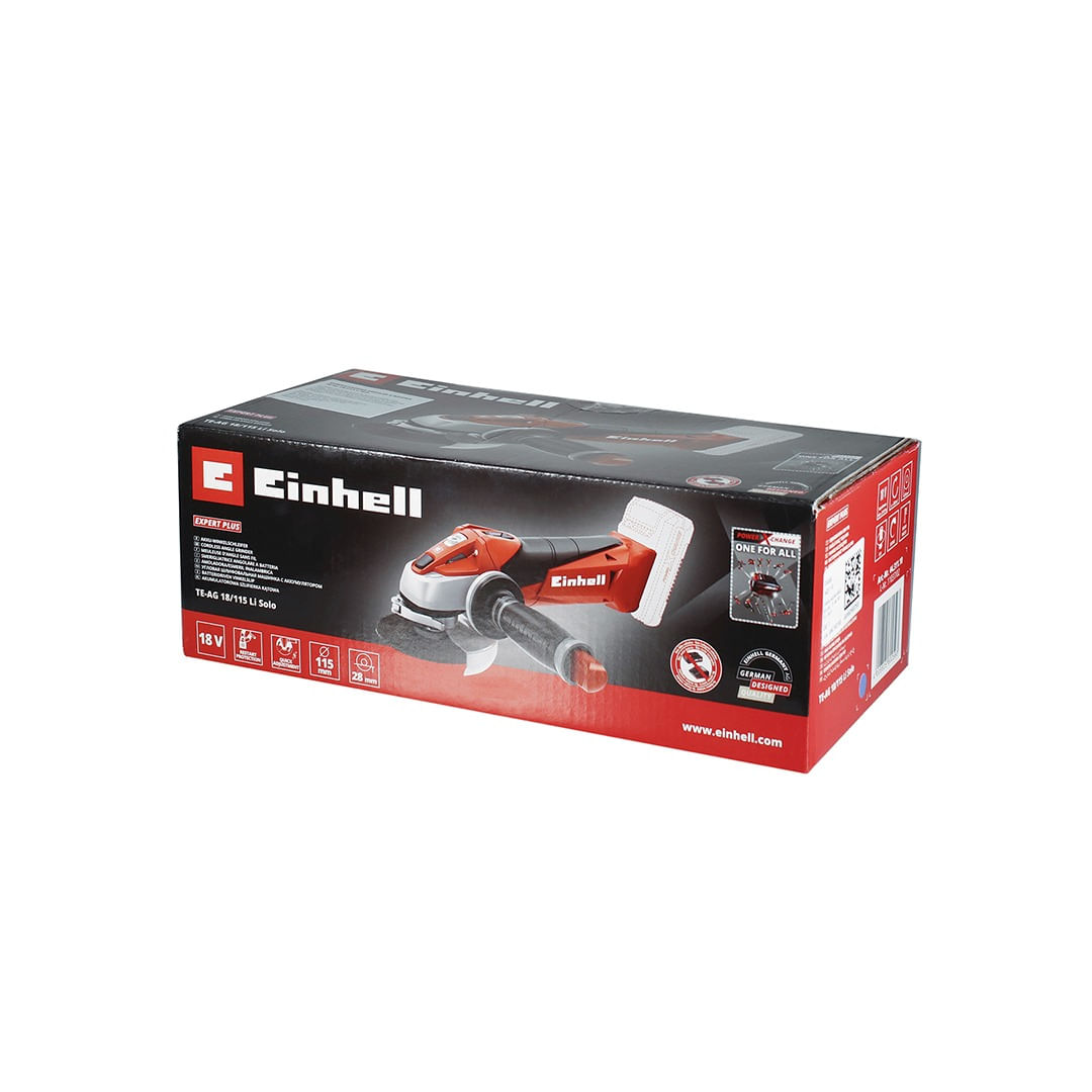 Esmerilhadeira Angular a bateria TE-AG 18/115 Li Solo Einhell