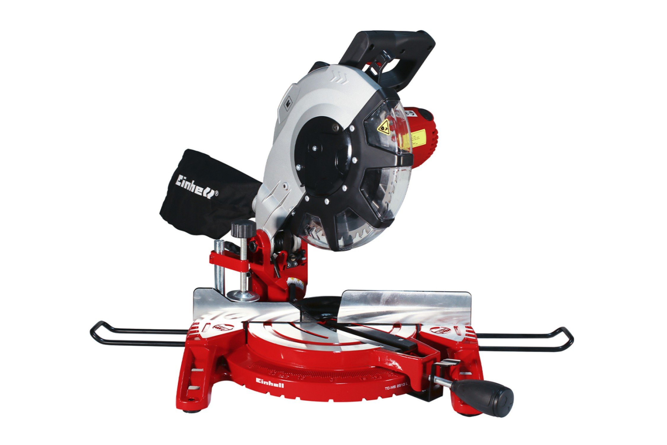Encontraproduto.com.br - Serra Esquadria de Bancada Elétrica Einhell TC-MS-2513-L 250mm 1600W 220V Acompanha 1 Disco de Corte e Acessórios
