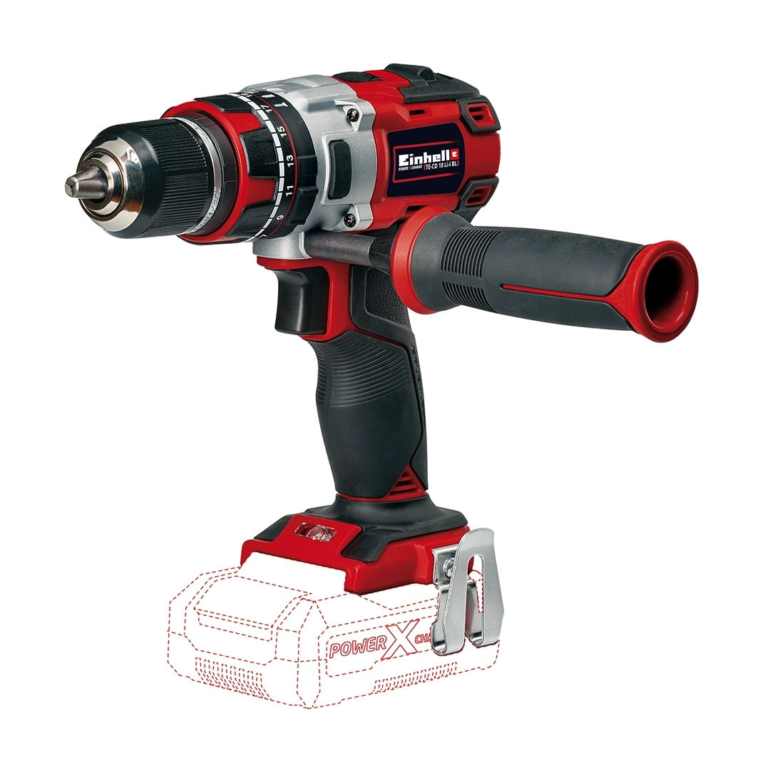 Encontraproduto.com.br - Parafusadeira/Furadeira Brushless TE-CD 18 LI-I Solo Einhell