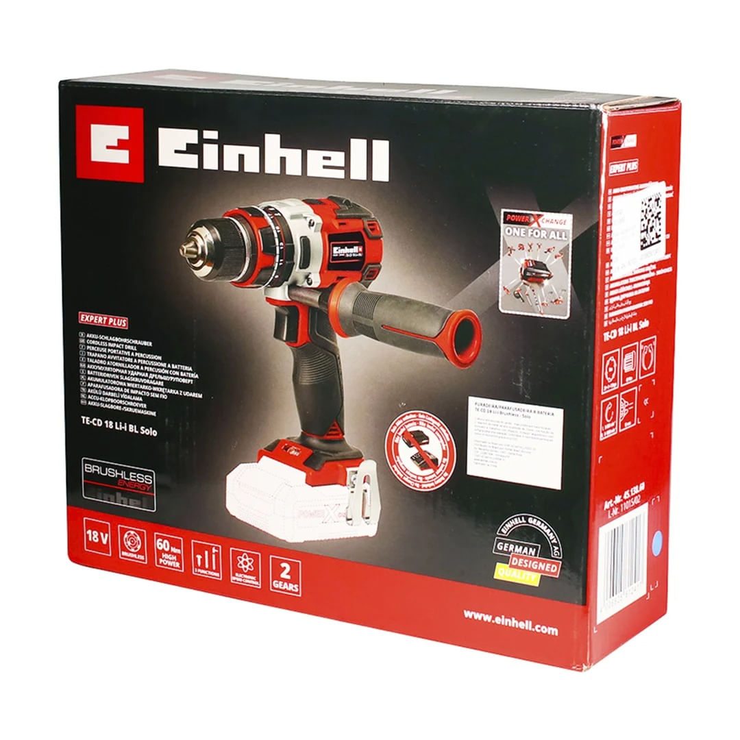 Encontraproduto.com.br - Parafusadeira/Furadeira Brushless TE-CD 18 LI-I Solo Einhell