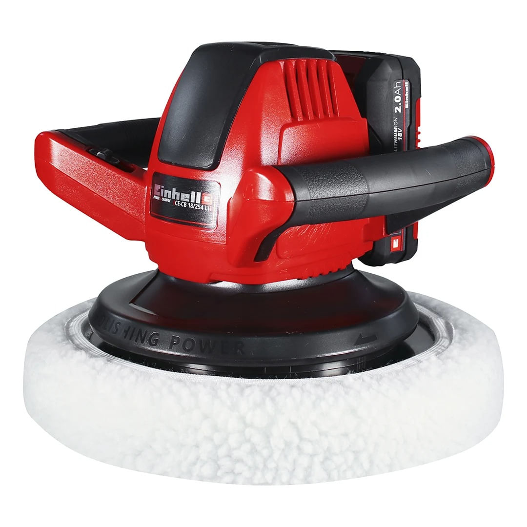 Encontraproduto.com.br - Politriz Automotiva 2500rpm CE-CB 18/254 Li Solo Einhell