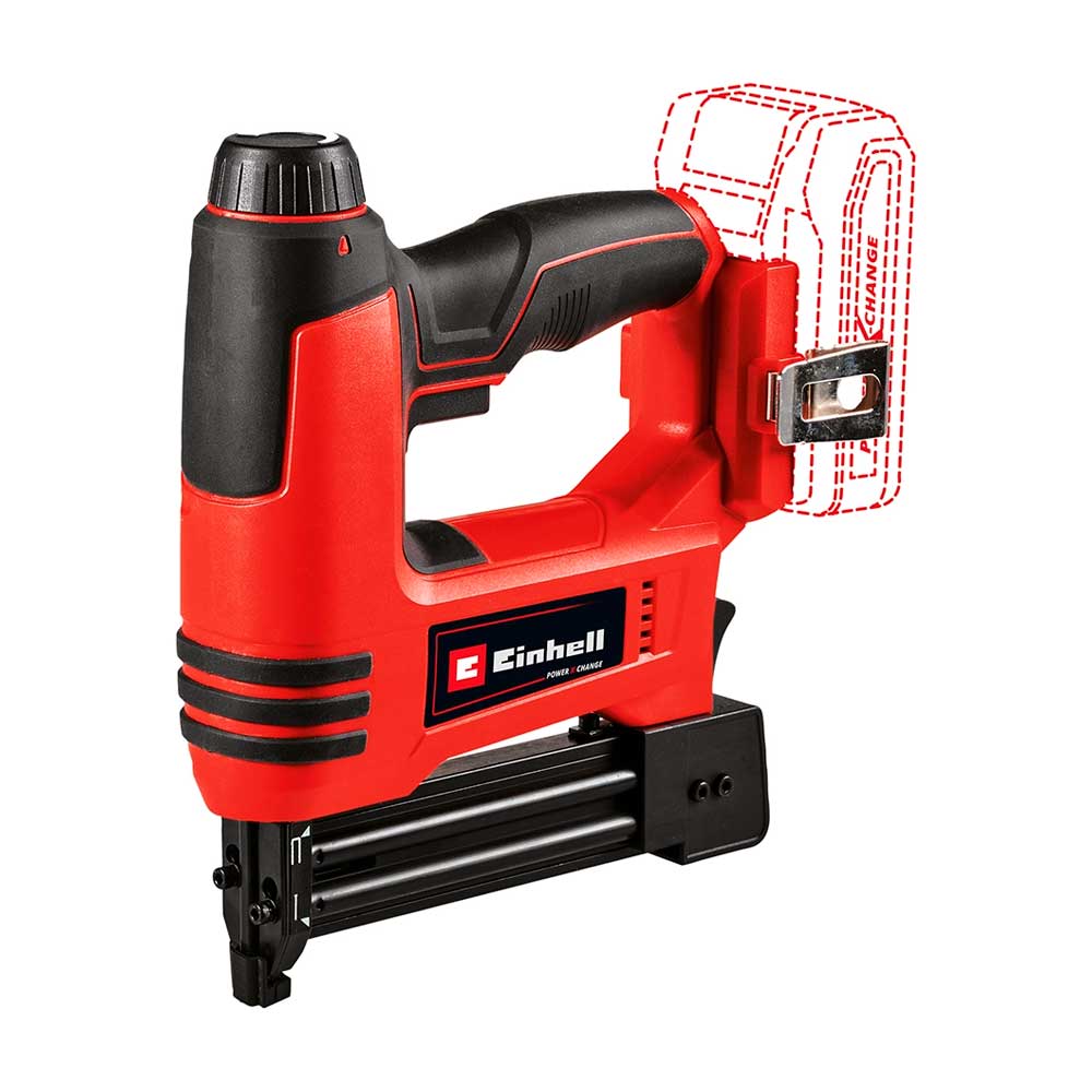 Encontraproduto.com.br - Kit Grampeador Pinador Einhell + Bateria 18V 2,5Ah + Carregador PXC Bivolt