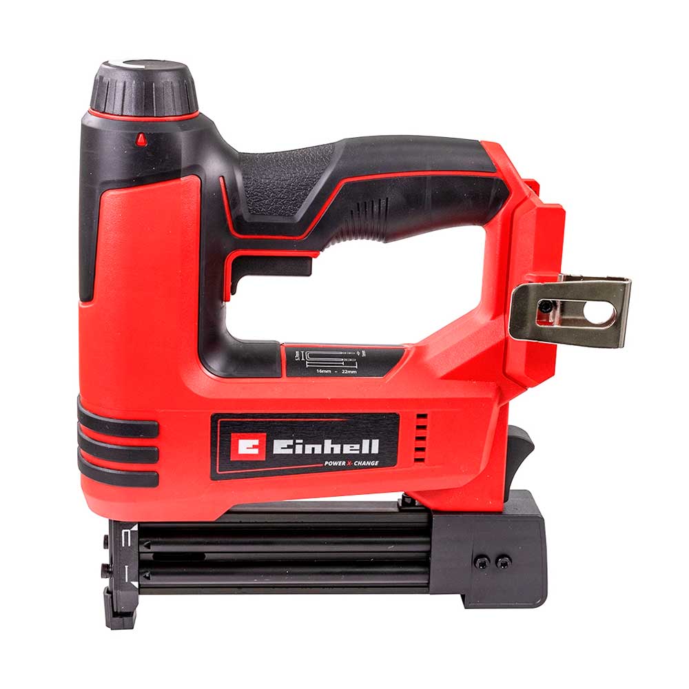 Encontraproduto.com.br - Kit Grampeador Pinador Einhell + Bateria 18V 2,5Ah + Carregador PXC Bivolt
