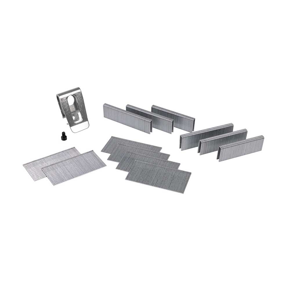 Encontraproduto.com.br - Kit Grampeador Pinador Einhell + Bateria 18V 2,5Ah + Carregador PXC Bivolt