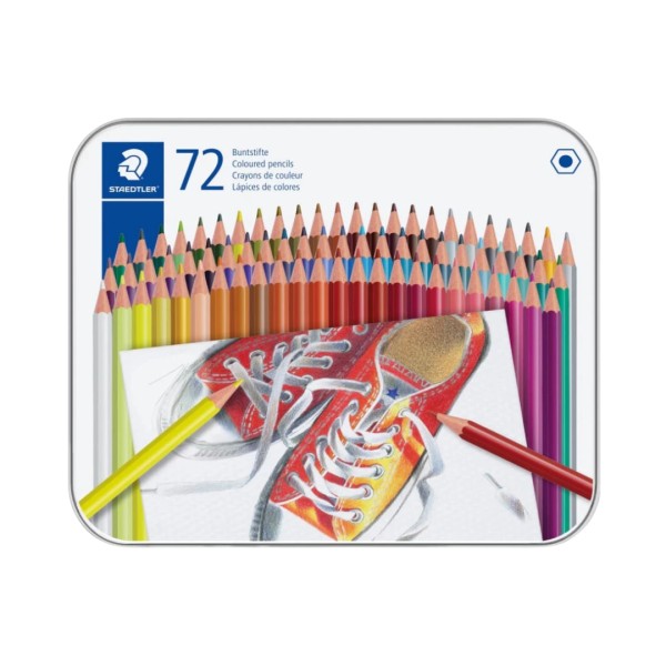 Encontraproduto.com.br - Lápis De Cor 175 Estojo com 72 Cores Staedtler