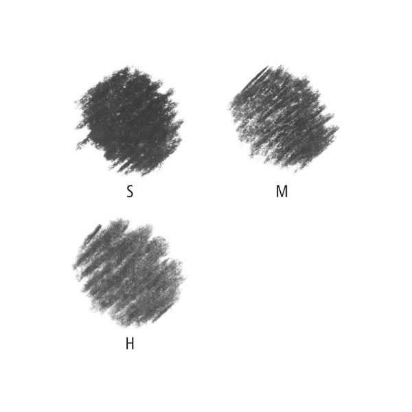 Encontraproduto.com.br - Lápis Carvão Técnico Staedtler Mars Lumograph Charcoal 03 Unidades Mais Esfuminho