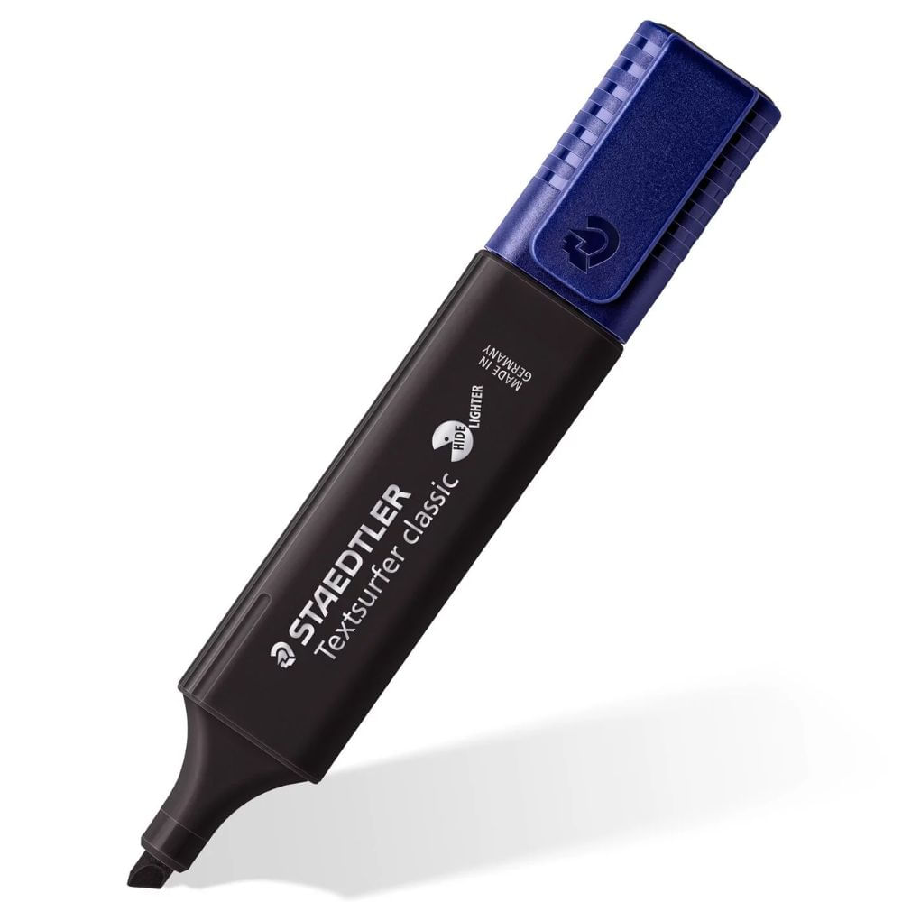 Marca Texto Textsurfer Classic 364 Colors cor Preto Staedtler