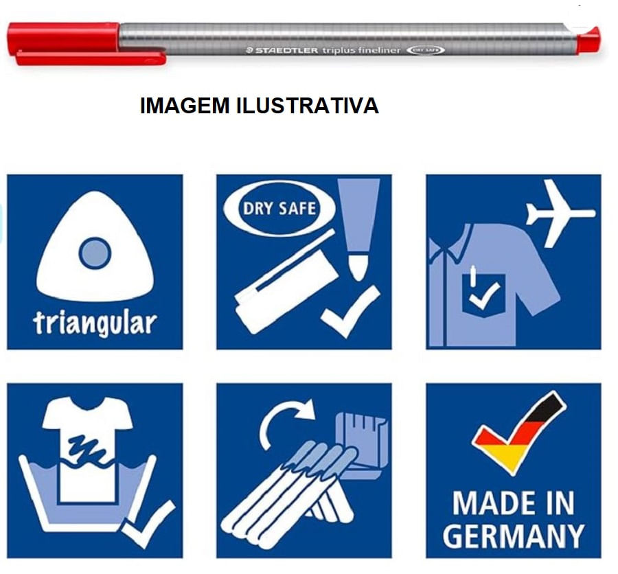 Encontraproduto.com.br - Caneta FINELINER 0.3mm Kit com 13 CORES - STAEDTLER