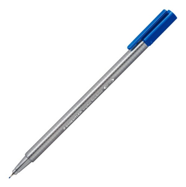 Encontraproduto.com.br - Caneta Triplus Fineliner 334 0.3mm em Formato Triangular cor Laranja Staedtler