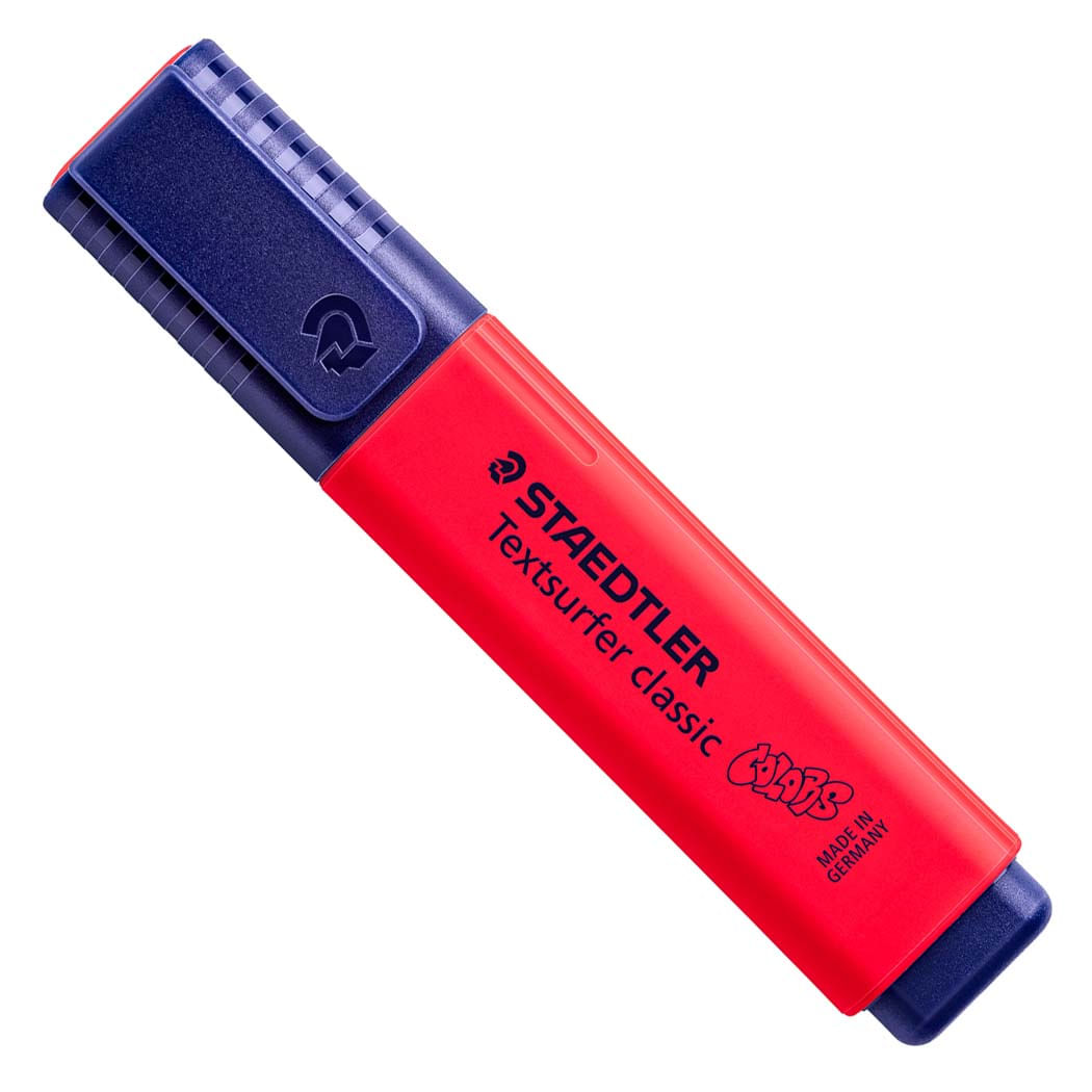 Encontraproduto.com.br - Marcador de Texto Textsurfer Vermelhão 200 Staedtler