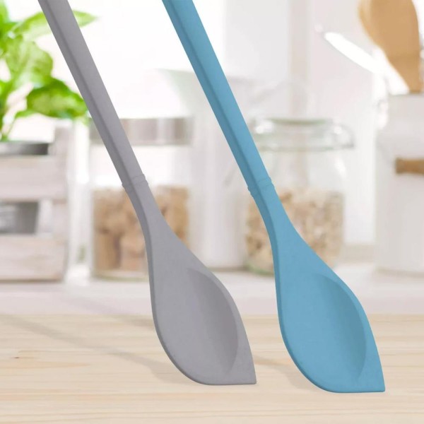 Encontraproduto.com.br - Colher em nylon com ponta Zenker Candy 30cm azul