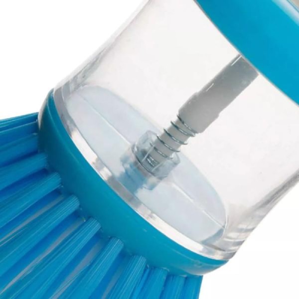 Encontraproduto.com.br - Escova com porta-detergente liquido Fackelmann 17x7x5cm