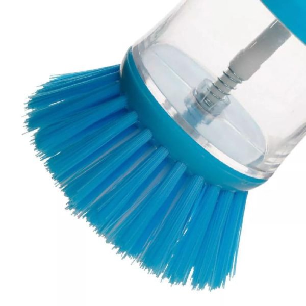 Encontraproduto.com.br - Escova com porta-detergente liquido Fackelmann 17x7x5cm