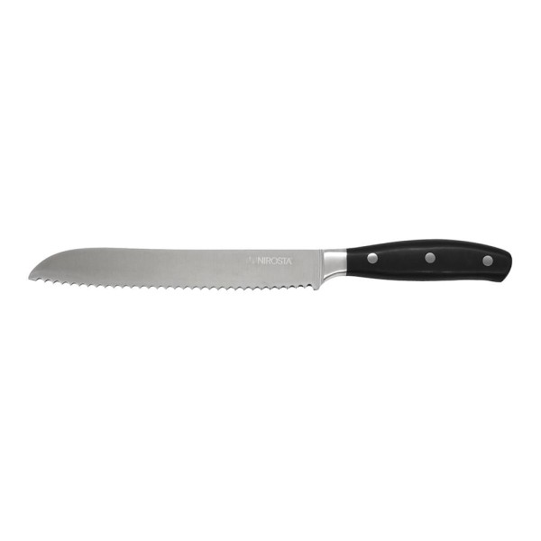 Encontraproduto.com.br - Faca para pão Fackelmann Nirosta em inox 33cm preta