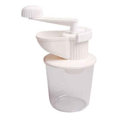 Encontraproduto.com.br - Moedor manual de alho com recipiente em plástico Fackelmann 16x8x10cm