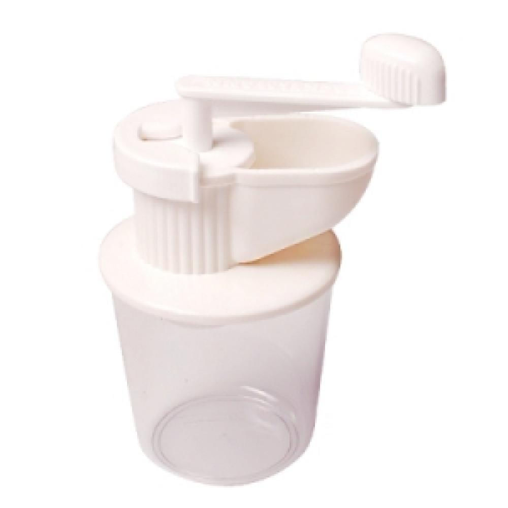 Encontraproduto.com.br - Moedor manual de alho com recipiente em plástico Fackelmann 16x8x10cm