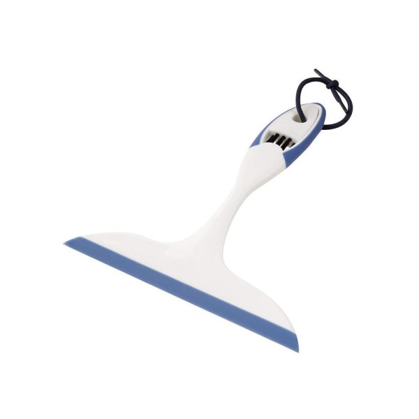 Encontraproduto.com.br - Rodo para pia com escova Fackelmann 24x21x2cm azul e branco