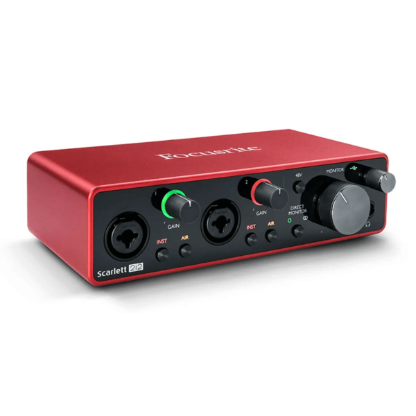 Encontraproduto.com.br - Interface de Áudio 3ª Geração Scarlett 2i2 - Focusrite