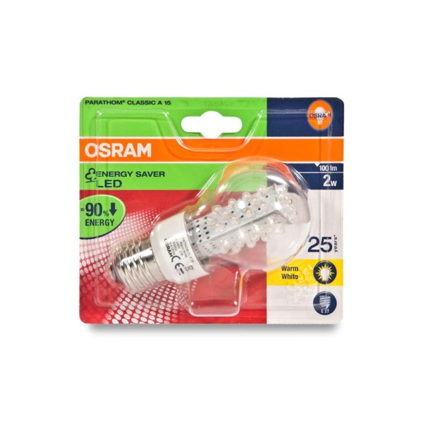 Encontraproduto.com.br - Lâmpada LED Classic A E27 2W 2700K amarela Osram