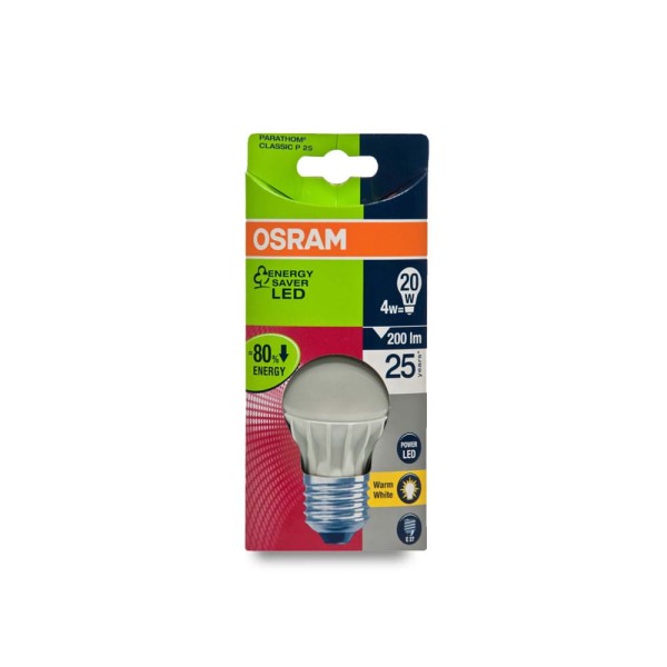 Encontraproduto.com.br - Lâmpada LED Classic P E27 4W 3000K amarela Osram