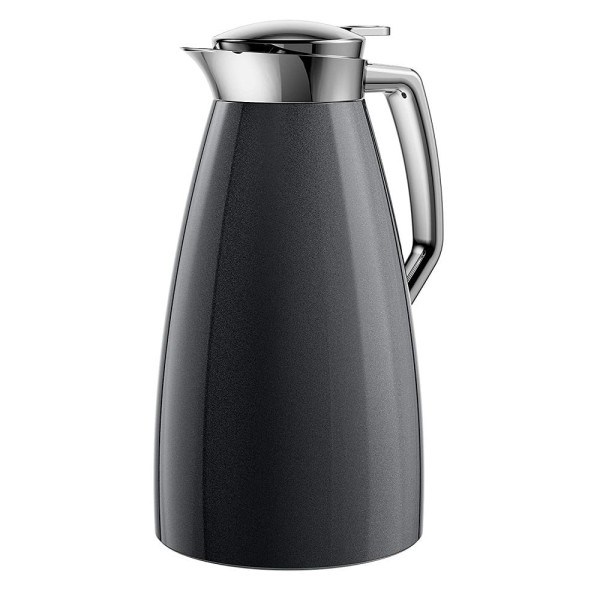 Encontraproduto.com.br - Garrafa Térmica Plaza Quick Press 1 Litro Emsa Carbono