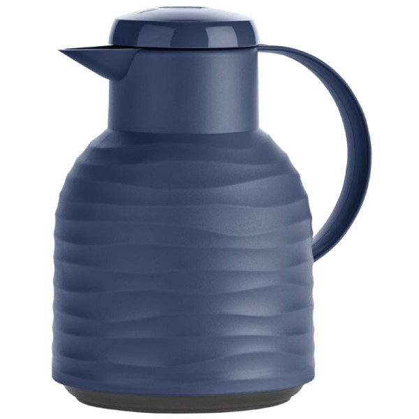 Encontraproduto.com.br - Garrafa Térmica Samba Wave 1 Litro Emsa Azul