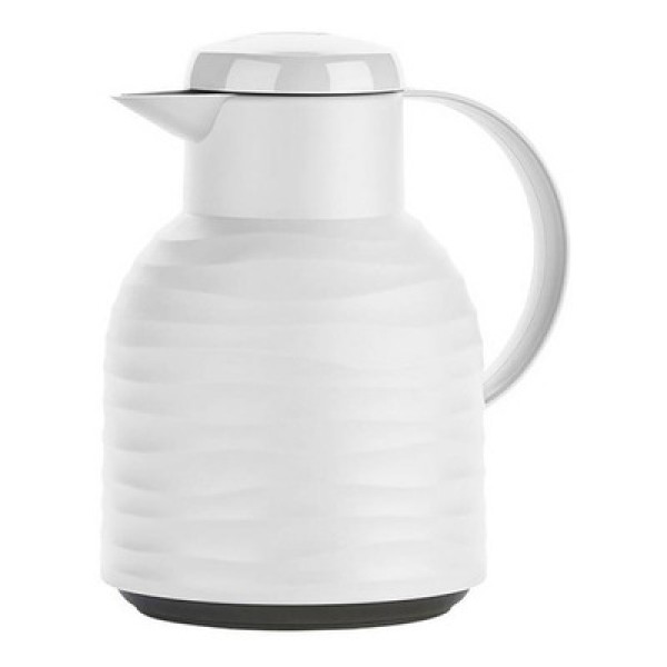 Encontraproduto.com.br - Garrafa Térmica Samba Wave 1 Litro Emsa Branca