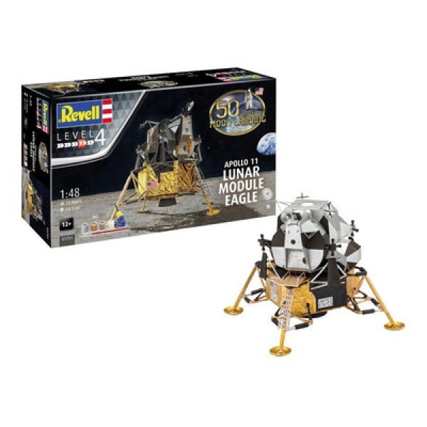 Encontraproduto.com.br - Apollo 11 Modulo Lunar Eagle 1/48 Revell 3701