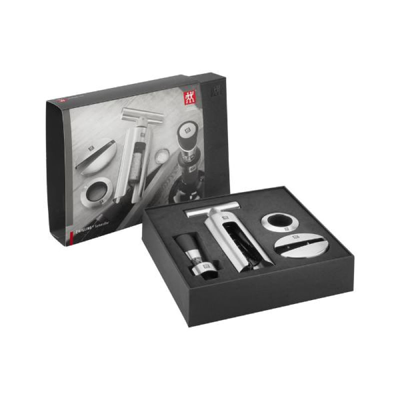 Jogo para vinhos em inox Zwilling Sommelier 4 peças