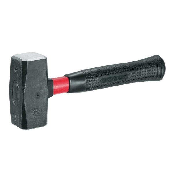 Encontraproduto.com.br - Marreta quadrada cantos abaulados com cabo de fibra 1,0 kg - GEDORE