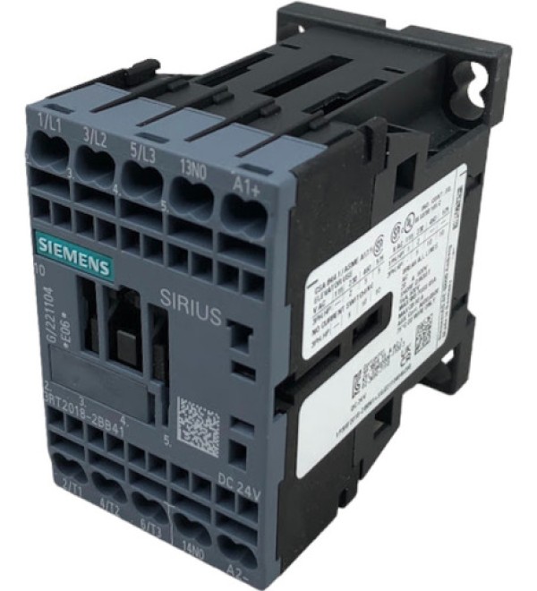 Encontraproduto.com.br - Contator De Potência 16a 24v Curva C 1na Siemens 3rt20182bb41