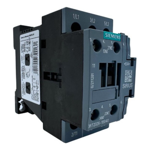 Encontraproduto.com.br - Contator 3P 25A 24Vcc 1Na+1Nf 3Rt20261Bb40 Siemens