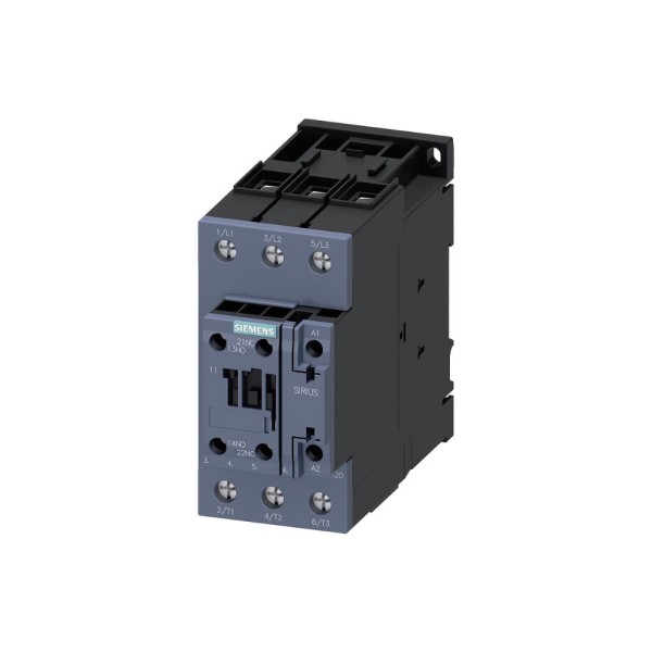 Encontraproduto.com.br - CONTATOR TRIPOLAR 3RT2035 40A 220VCA 1NA+1NF 3RT20351AN20 - SIEMENS