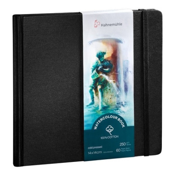Encontraproduto.com.br - Bloco Capa Dura Watercolour Book 250 g/m² 14x14 com 30 Folhas Hahnemuhle