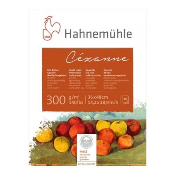 Encontraproduto.com.br - Bloco Aquarela Cezanne 300 g/m² Torchon 36 x 48 cm com 10 Folhas Hahnemuhle