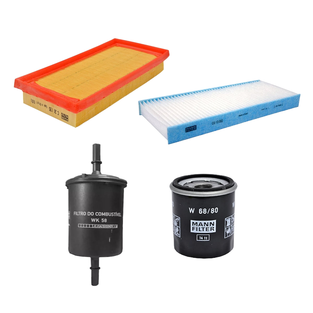 Encontraproduto.com.br - Kit de Filtros Mann Filter Etios 1.5 16V Flex 2016 em diante