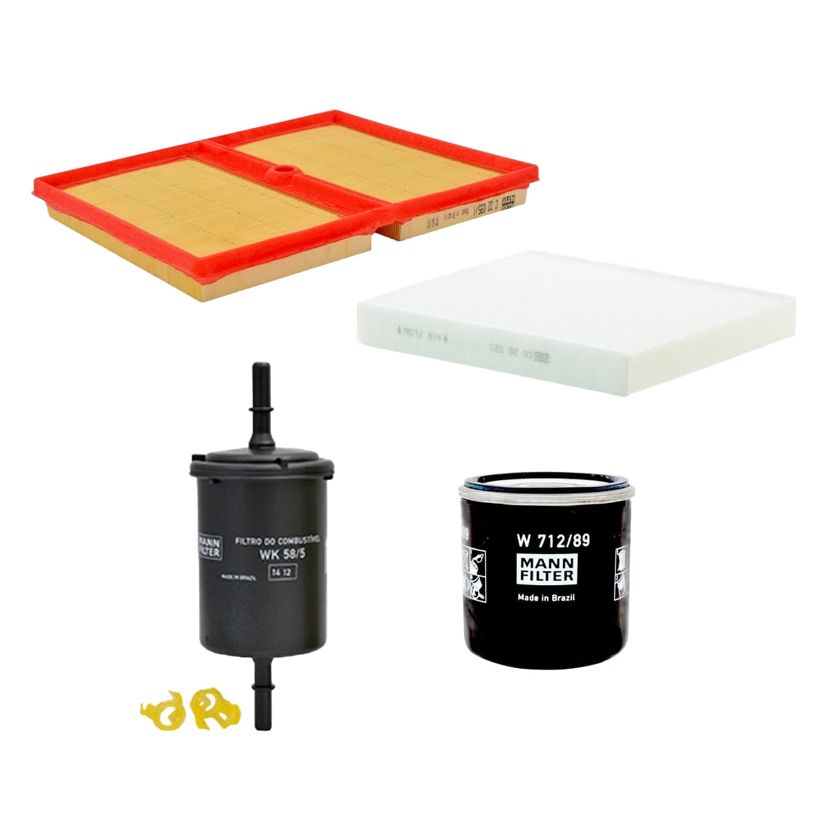 Encontraproduto.com.br - Kit de Filtros Mann Filter Nivus 1.0 12V Flex 2020 em diante|T-Cross 1.0 12V Flex 2019 em diante