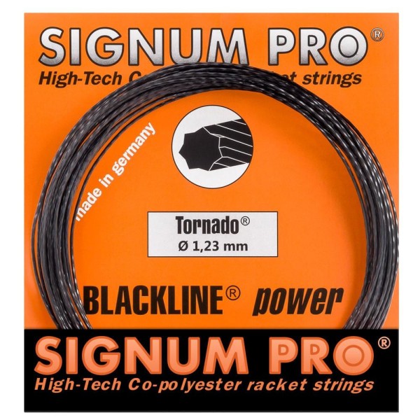 Encontraproduto.com.br - Corda Signum Pro Tornado 1.23mm Preta - Set Individual