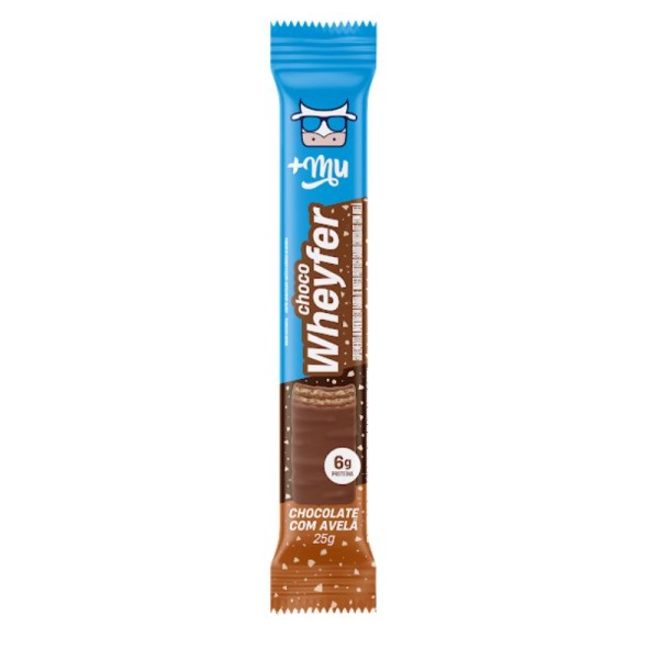 Encontraproduto.com.br - ChocoWheyfer Chocolate com Avelã 25g +Mu