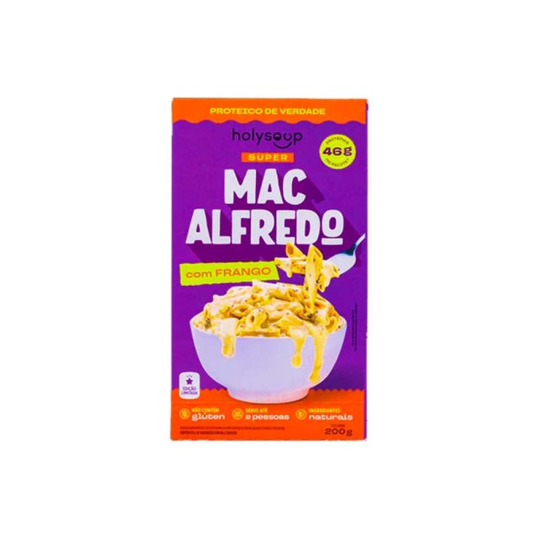 Macarrão Proteico Mac Alfredo com Frango 200g HolySoup