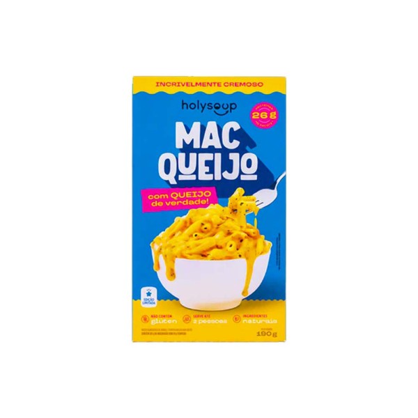 Macarrão Proteico Mac Queijo 190g HolySoup