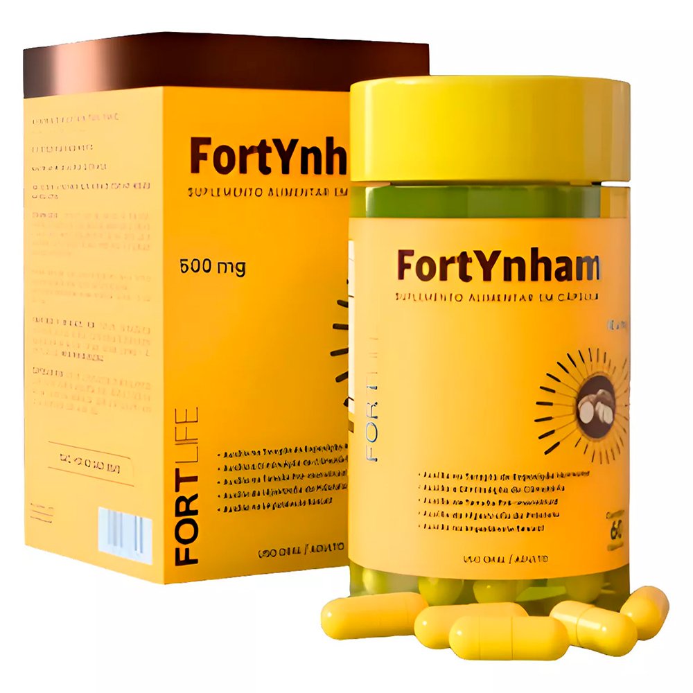 Encontraproduto.com.br - Fortynham 500mg 60 Cápsulas Suplemento Extrato Inhame Sem Sabor Fortlife
