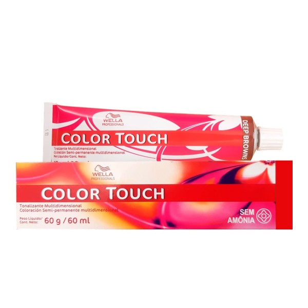 Encontraproduto.com.br - Tonalizante Wella Color Touch 7/7 Louro Médio Marrom