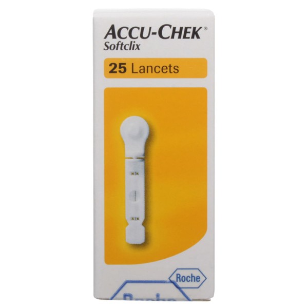 Encontraproduto.com.br - Accu-Chek Caixa c/ 25 Lancetas Softclix