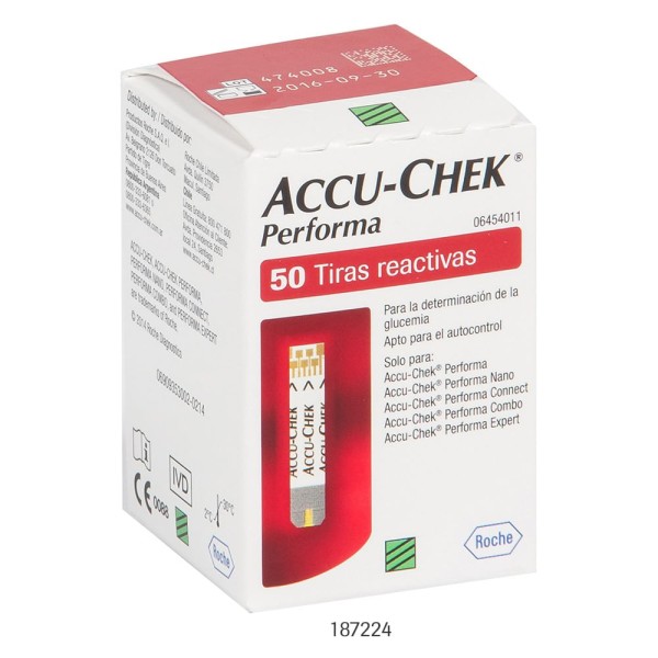 Encontraproduto.com.br - Tiras Accu-Chek Performa Roche C/ 50 Unidades