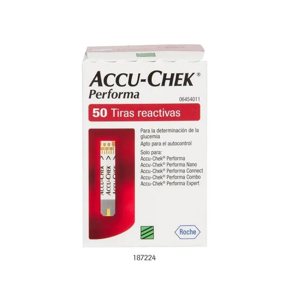 Encontraproduto.com.br - Tiras Accu-Chek Performa Roche C/ 50 Unidades